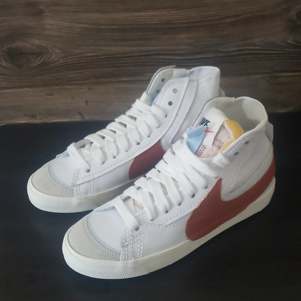 New Nike Blazer Mid Jumbo Sneakers Unisex White Casual Streetwear Shoes Classic